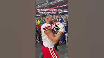 Thumbnail of Travis Kelce embraces the boos 😤 #shorts #Superbowl #NFL #Chiefs #Kelce