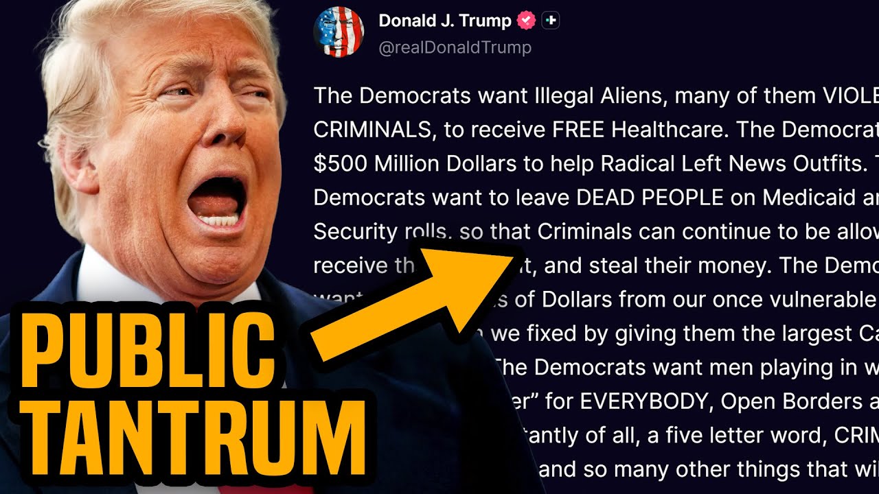 Trump MELTS DOWN on Truth Social as nightmare builds