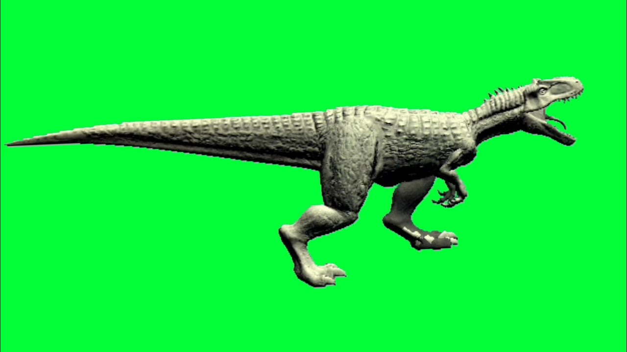 Dinosaur green screen video Green screen No copy wright video