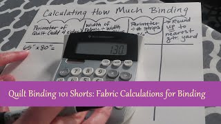 Fabric Calculations for Quilt Binding