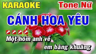 Cánh Hoa Yêu Karaoke Nhạc Sống Tone Nữ Hoài Phong Organ