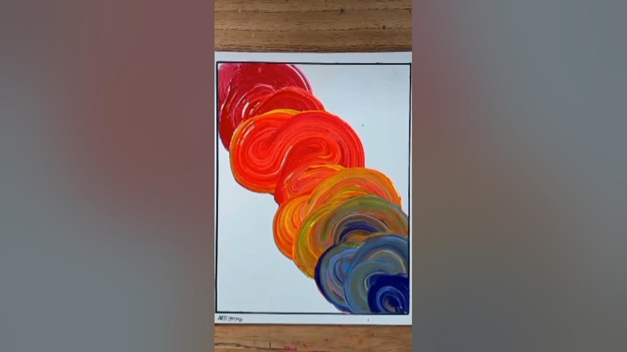 Satisfying Painting with Rainbow Colors Using a Make-up Brush! π€©β¨π¨ #artistomg #art #shortsart Satisfying Painting with Rainbow Colors Using a Make-up Brush! π€©β¨π¨ #artistomg #art #shortsart