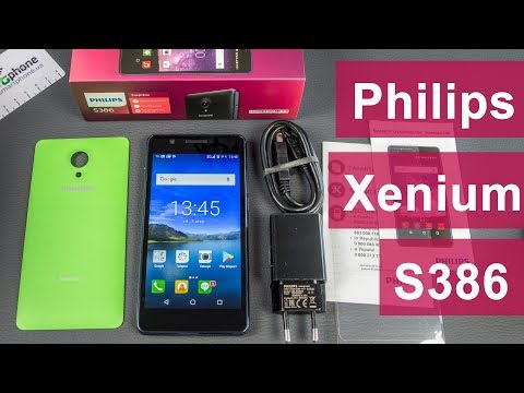 Philips Xenium S386 - 5000 мАч и дополнительная цветная панель