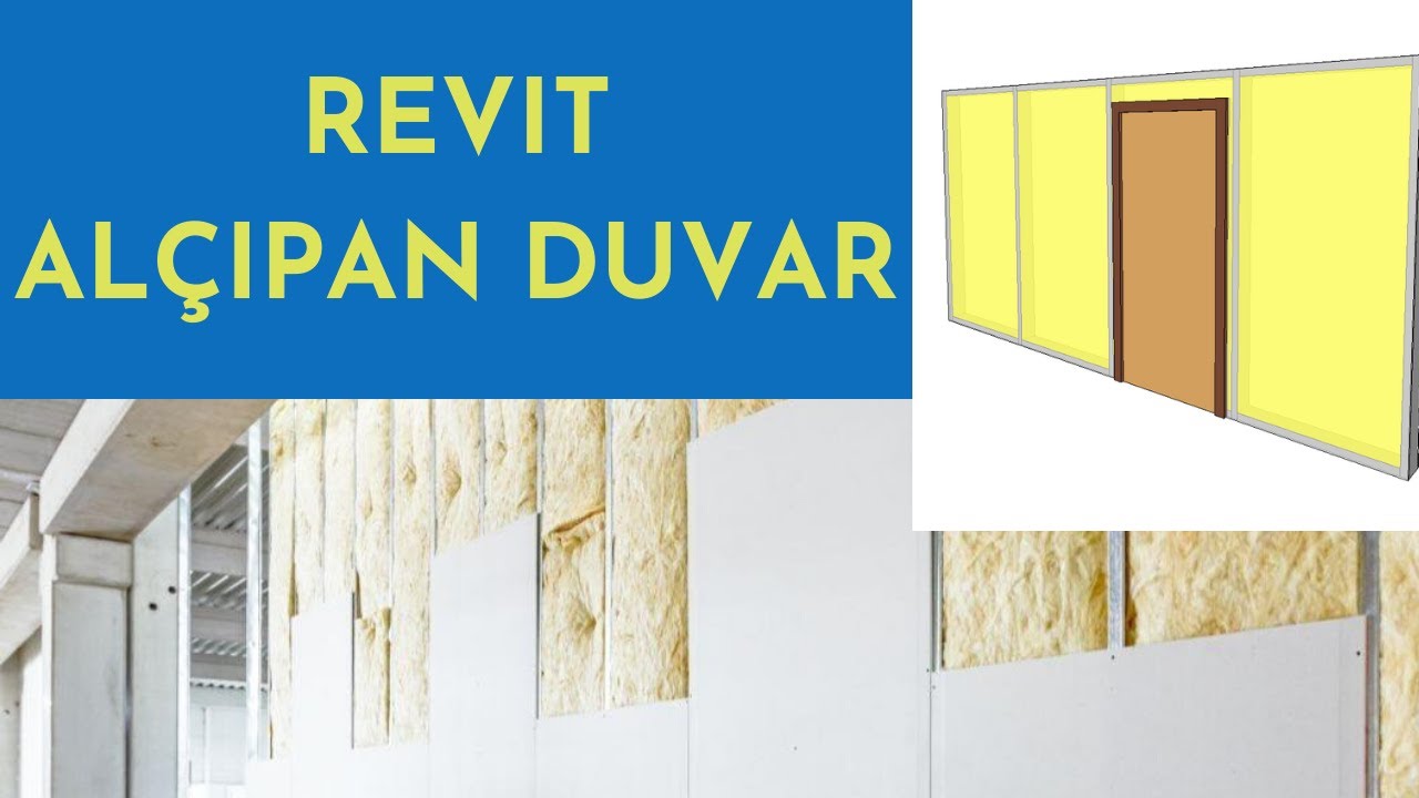 Revit�te Alçıpan Duvar Nasıl Yapılır? YouTube