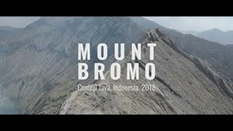 Hiking an Active Volcano. Mount Bromo, Indonesia. 2018.