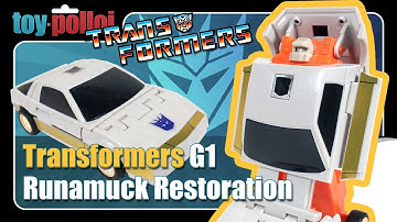 Vintage Transformers G1 Runamuck repairs - Toy Polloi