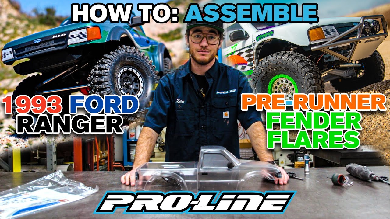 pro line ranger Update 2022 Pro-Line HOW TO: Assemble 1993 Ford Ranger and Pre Runner Fender Flares