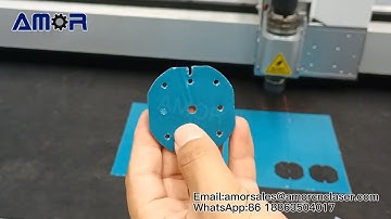 Cutting Thermal Silicone Pad with CNC Oscillating Knife Cutting Machine