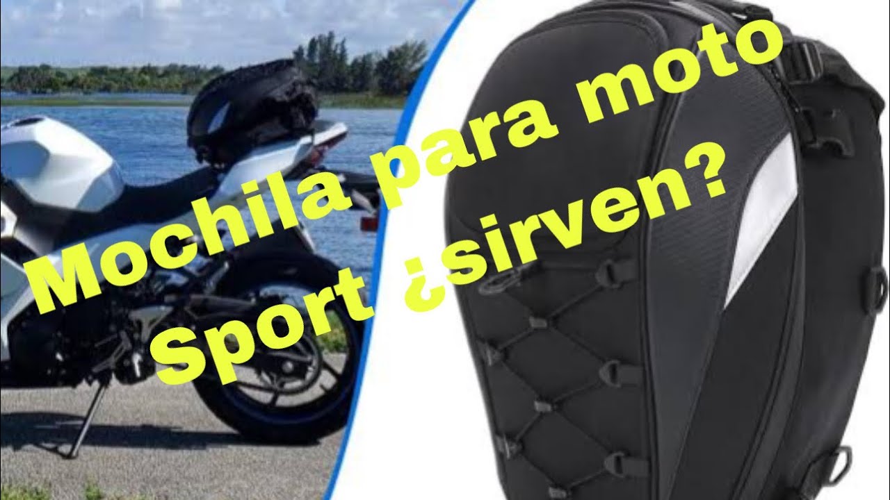 Vale la pena comprar una mochila para moto?