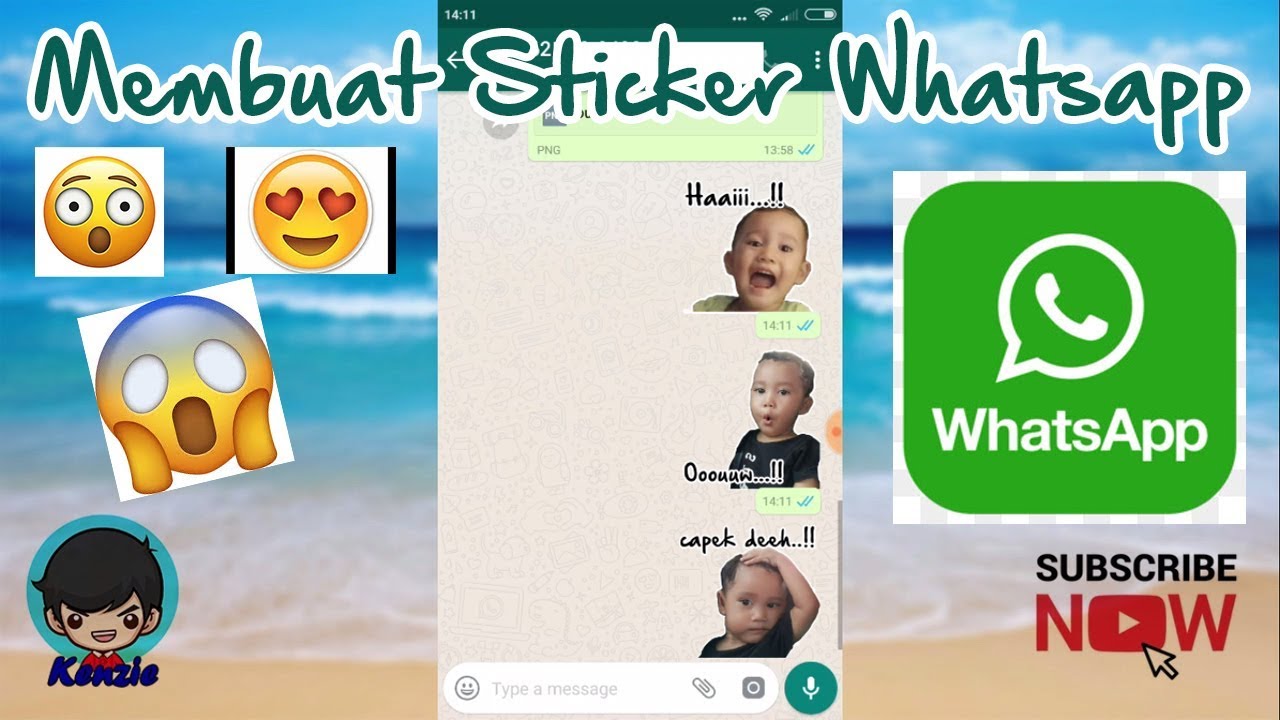  Cara  Membuat  Stiker  Keren Dan Unik Di WhatsApp  YouTube