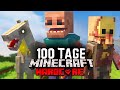 Ich überlebe 100 Tage in einer Parasiten Apokalypse in Minecraft