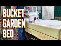 Easy 5gallon bucket raised garden bed