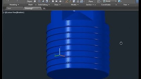 AutoCAD 3D drawings/ Water Tank in AutoCAD 3D/ how to convert 2D to 3D in AutoCAD