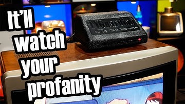 This TV gadget censors bad words with 1980