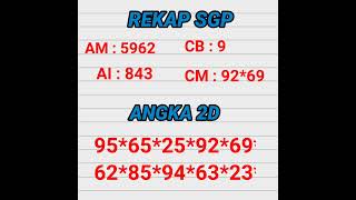 RUMUS JITU SGP KEPALA EKOR HARI INI | PREDIKSI SGP 19 JUNI 2025