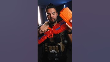 NERF mag gets used on a real rifle  #nerf #nerfgun