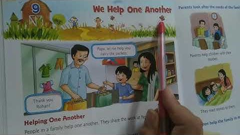 Class 1st EVS Lesson 9 We Help One Another