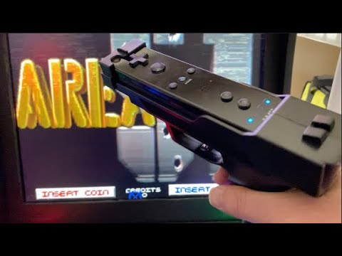 Light Gun Games with a Wiimote on PC on an Arcade1Up Cabinet from Texas Home Arcade Services