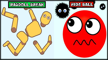 Hide Ball VS Ragdoll Break ||👉  Max All Levels Android iOS PC Gameplay 🫶 || Ep - 46 ||