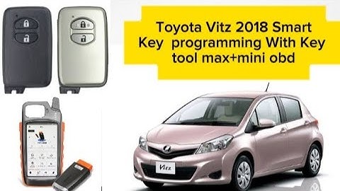 how to toyota yaris smart key programming toyota vitz smart key programming by vvdi key tool max
