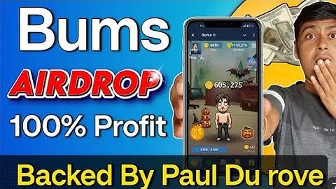 Bums Airdrop | Bums Airdrop New Mining Project | Bums New Mining App | Bums Listing date 📅