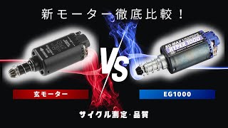 H.T.G Bacic 玄 KUROモーターを徹底的にレビュー！電動ガンに入れてEG1000・EG30000・サマリウムコバルトとサイクル比較も！