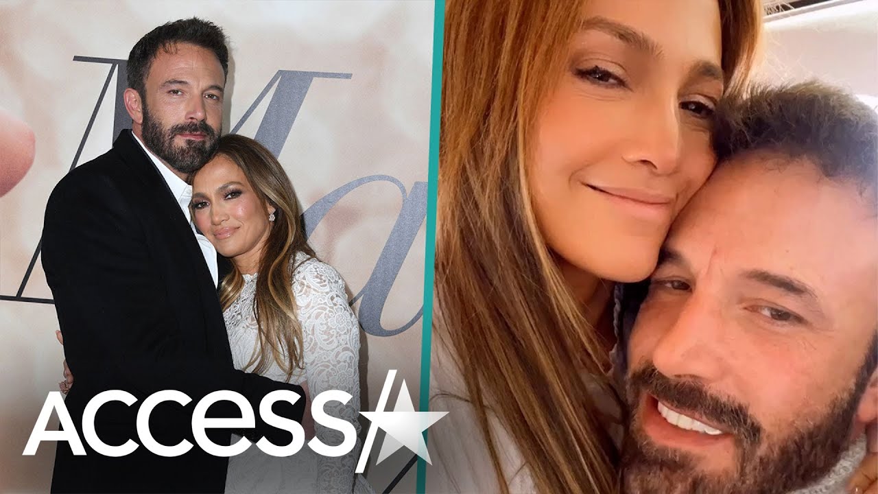 Jennifer Lopez & Ben Affleck SNUGGLE In Selfie Video