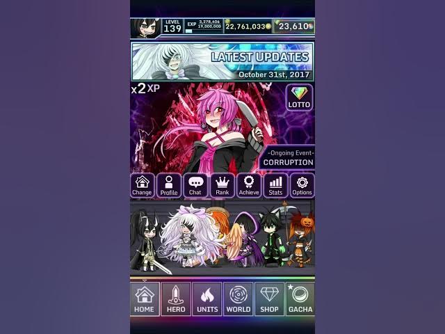 Gacha World Profile