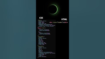 CSS loader animation using HTML CSS #loader #animation #preloader #shorts #webdesign #webdevelopment