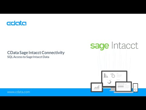 Connect to Sage Intacct from Anywhere | CData Drivers & Connectors