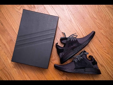 adidas nmd xr1 primeknit triple black