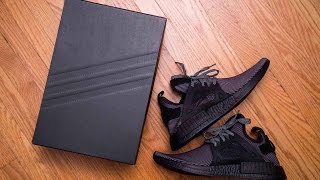 Triple Black NMD XR1 Review and On Feet - YouTube