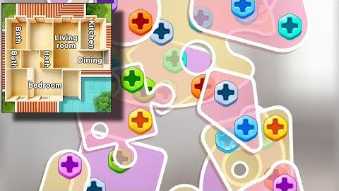 Screw Home ASMR Clean Level 43-48 Walkthrough Gameplay Android,iOS