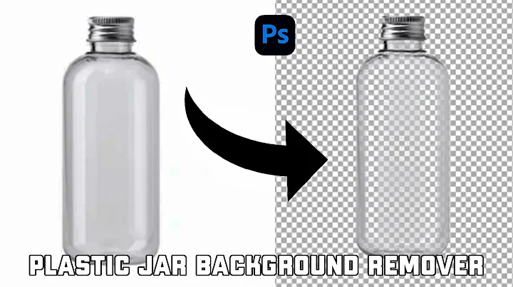 How to Remove Background from Transparent Plastic Jars in Photoshop
