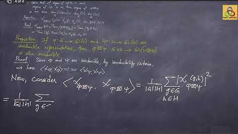 Representations of finite groups  Lecture 16 Tensor products of representations