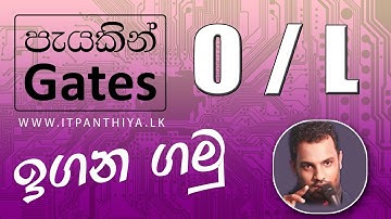 Logic Gates අමාරුද? Grade 10 ICT