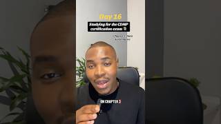 Day 16: Studying for the CDMP certification exam