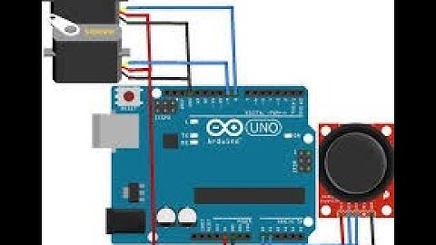 Arduino dersleri 12 [joystick ile servo motor kullanımı]