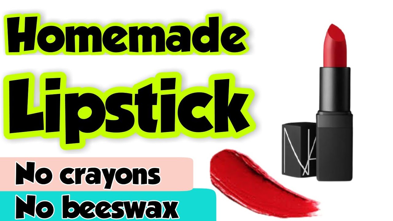 How To Make Lipstick At Home Diy Homemade Lipstick Without Crayon Without Beeswax Youtube