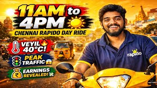 Chennai Rapido Bike Taxi Ride 11Am To 4Pm Reality Rapido Life Earnings??