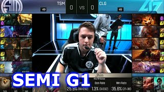 TSM vs CLG | Game 1 Semi Finals S6 NA LCS Summer 2016 PlayOffs | CLG vs TSM G1 SF 1080p