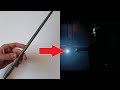 MAKING SEVERUS SNAPE'S WAND !! (Woodturning & Woodcarving)