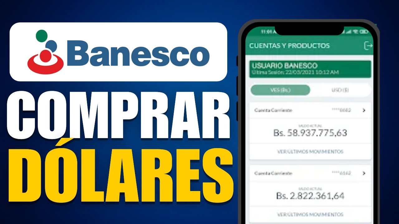 Como COMPRAR DOLARES en Banesco Cuenta Verde (Fácil y Rápido)
