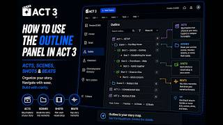 How to Use the Outline Panel in ACT 3 | Acts, Scenes, Shots & Beats