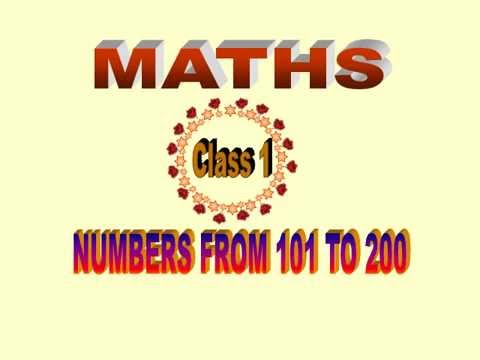Class 1 Maths L35 Numbers From 101 To 200 Youtube