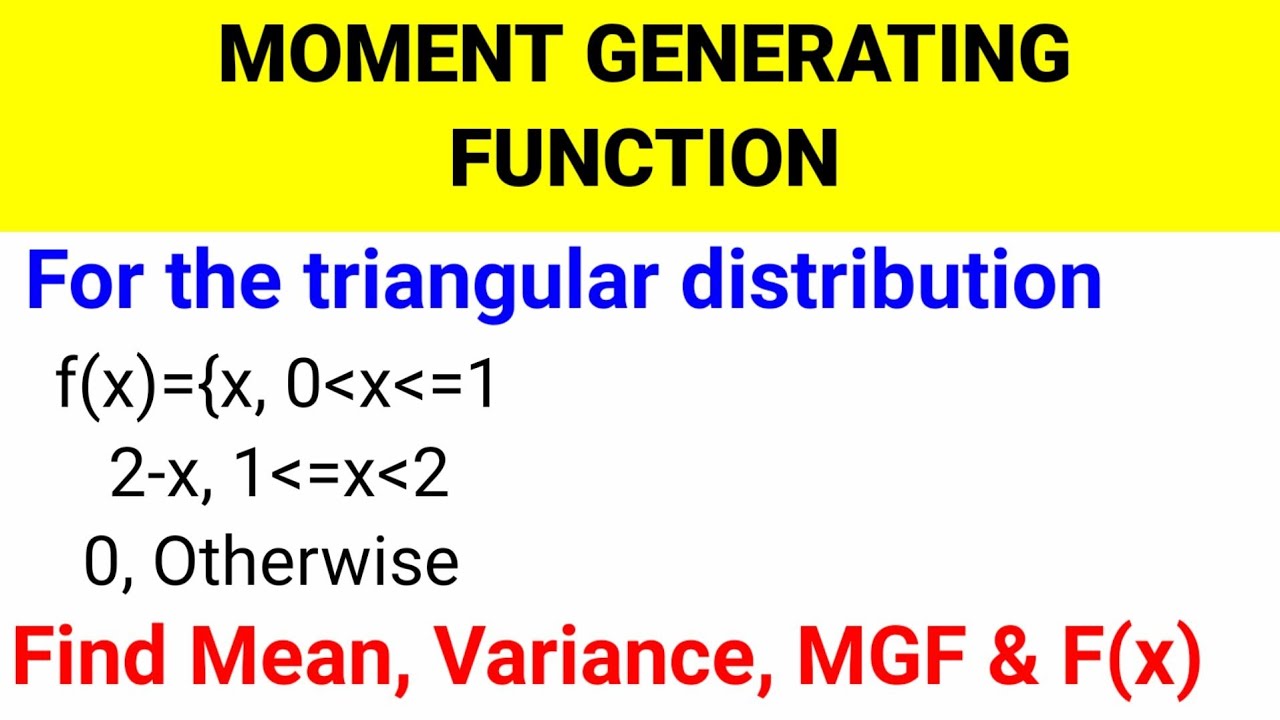 Generating functions