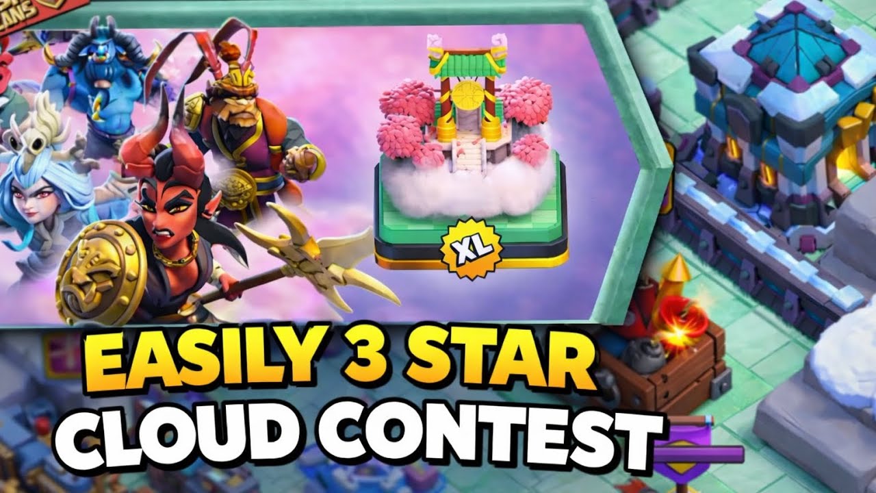 EASILY 3 STAR Cloud Contest Challenge | Clash of Clans