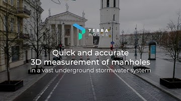 Quick and Accurate 3D Measurement of a Vast Underground Stormwater System