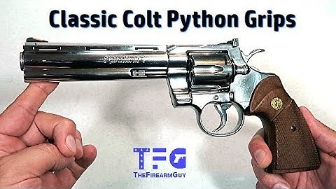 Finally Original Colt Python Grips - TheFireArmGuy