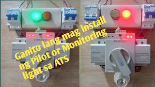 How to install pilot light of ATS automatic transfer switch